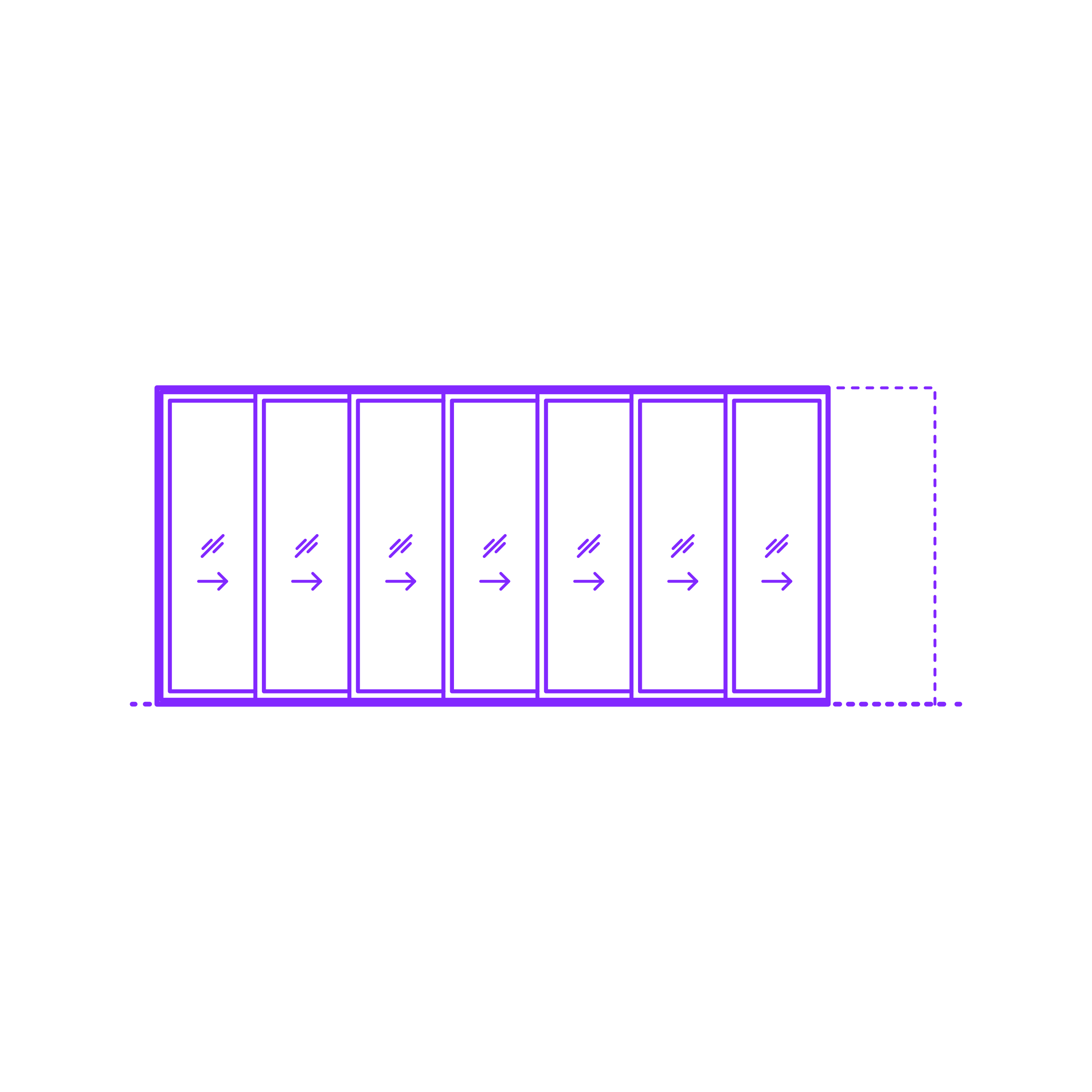 Buildings Sliding Doors Multi Slide Door Pocket 7 Panels Line Tracing Svg Vector Free Vectors